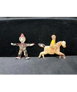 1940s Lot 2 Premium Cracker Jack Prize Toy Tin Litho Prizes  - $19.75