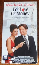 For Love Or Money VHS Michael J Fox Gabrielle Anwar Anthony Higgins - £1.59 GBP
