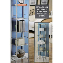Shelve Lifestyle Home 6 Shelves Tower Storage Housekeeping Organization - £44.13 GBP