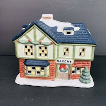 Vintage Trim A Tree Yi Cheing 1993 Christmas Village Bakery Porcelain Lighted - £27.64 GBP