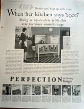 Perfection Oil Burning Ranges Magazine Advertising Print Ad Art 1929 - £5.56 GBP