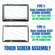 Asus Zenbook UX360U UX360UA LCD Touch Screen Digitizer Assembly 13.3&quot; 1920x1080 - $120.00