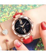 USA DEALS NOW Round Dial Analog Display Quartz Watch PU Leather Strap BL... - $10.85 CAD