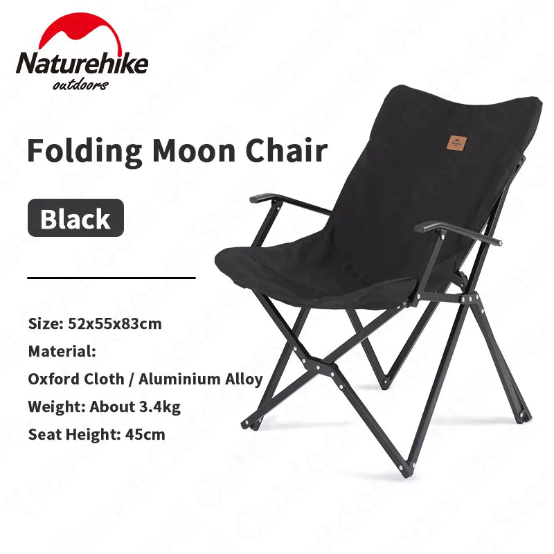 Naturehike Outdoor Portable Folding Chair 3.4Kg Camping Garden Picnic Al... - £149.62 GBP