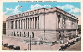 Hamilton County Court House Cincinnati Ohio Vintage Postcard I22 - £4.44 GBP