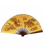ASIAN LANDSCAPE FAN 13&quot; Large Folding Hand or Wall Fan Chinese Li River ... - €7,73 EUR