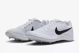 NEW Nike Zoom Rival Distance Men’s Track Spikes Shoes White Size 11.5 DC... - £44.10 GBP