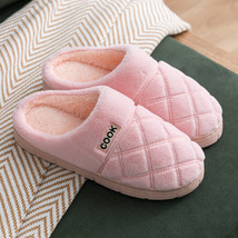 Winter Warm Fluffy Cotton Shoes Couples Plush Slippers Pantuflas Bedroom Home Sl - £18.93 GBP