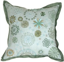 Pillow DÉCOR Floral Delight Green Pillow - $19.95