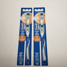 2 Packs Oral B Total of 4 Replacement Heads Soft Deep Clean Battery Toothbrush - £17.56 GBP