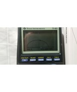 Clean &amp; Working TI-83 PLUS GRAPHING CALCULATOR MANUAL &amp; CABLE New Batter... - £23.29 GBP