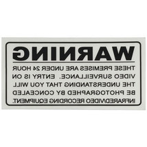  Surveillance Warning Sticker - Inside - £11.98 GBP