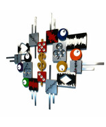 Contemporary Roll of the dice Poker &amp; Billiards wood metal Wall Sculptur... - $379.89 CAD