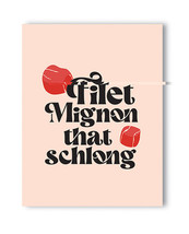 &#39;filet Mignon That Schlong Naughty Greeting Card - £11.12 GBP