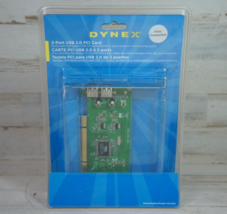 Dynex Usb 2.0 Expansion Card (2 Ports) - Pci Card - New Old Stock Nos Retro Pc - $8.74