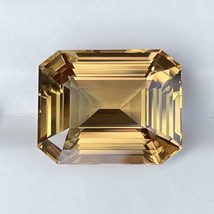 CERTIFIED Natural Yellow Sinhalite 22.41 Cts Emerald Rare Loose Gemstone - £3,892.93 GBP