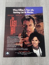 The Last Hit Original Press Kit Sheet 8.5x11” Video Store Promo CV JD - $10.07