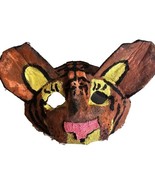 Realistic Tiger Therian Mask Extra Elastic Big Ears Pink Nose And Stripes  - $45.00