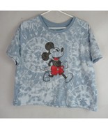Disney Blue &amp; White Tie Dye Mickey Mouse T-Shirt Size 2XL - $16.82