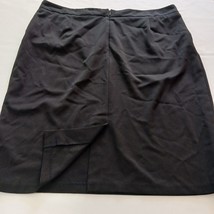 Sag Harbor Stretch Back Zipper Women's Black Skirt Size 18 image 2