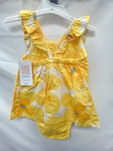 Baby Girls' 12 Months Yellow Floral Sunsuit - Just One You Made by Carter's image 3