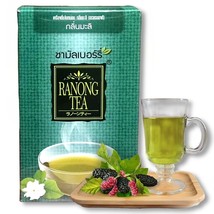 Ranong Tea Mulberry Tea Tea Bags Jasmine Flavor 1 box  10 Teabags From company - £21.16 GBP