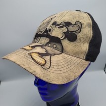 Steamboat Willie Mickey Mouse Walt Disney World Parks Baseball Cap Adult - £12.78 GBP