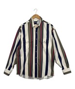 VTG Wrangler Shirt Mens X Large Striped Western Button Rodeo 80s 90s Wes... - $55.43