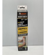 Frost king premium heavy duty 62”x126” ez roll window insulation kit - $8.00