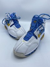 Nike Shox Elite Shoes White Maize Blue mens sz 9 309267-171 Denver Nuggets - £70.10 GBP