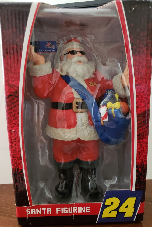 NASCAR Christmas Santa Claus Holiday Figurine Ornament #24 Jeff Gordon 2007, New - $18.95