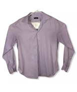 IKE Behar New York Purple Nailshead Men&#39;s L/S Dress Button Shirt Sz 17-34 - $18.39