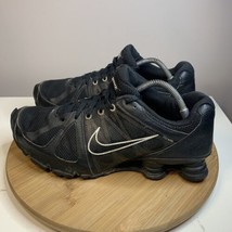 Nike Shox Agent Mens Size 11 Running Shoes Triple Black Sneakers 438684-001 - £35.60 GBP