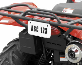 Quad Boss ATV License/Registration Kit White 2340WQB - $13.95