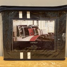 Cremieux Black White Striped One (1) Euro Sham 26x26 100% Cotton - €17,02 EUR