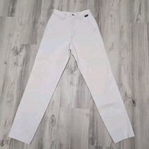 Vintage Wrangler High Rise Jeans Womens 7/8 x32 White Bareback Silver La... - $45.10