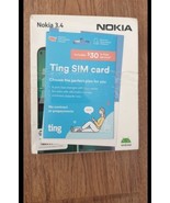 NOKIA 3.4 64GB BLUE 3GB RAM FACTORY UNLOCKED Including Mobile SIM Card Kit - $241.70 CAD