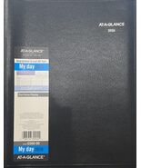 AT-A-GLANCE Daily Appointment Book 2026 Planner 8" x 11", Large Black (G... - $43.54