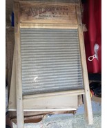 Vintage Glass Atlantic National Washboard Co. # 511 Chicago Saginaw Memphis - £18.33 GBP