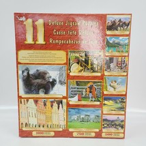 2005 Sure Lox 11 Deluxe Jigsaw Puzzles Animal Ancient Sites Fantasy 7250 Pieces - $37.39