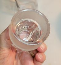 Antique/VTG Glass Apothecary Jar with Lid/Stopper Space for Label image 4