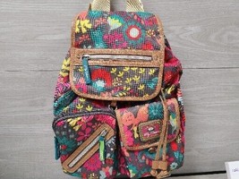 Lily Bloom Riley Backpack Playful Garden Cats Eco-friendly Pre-owned Clean! - £13.72 GBP