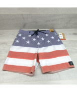 Vans Era USA American Flag Boardshort Swim Trunks Men&#39;s Size 30 NEW VN0A... - £19.08 GBP