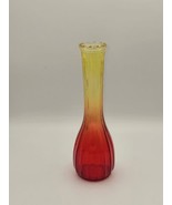 Jeannette Glass Amberina Bud Vase Vintage - $14.02