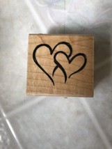 Inkadinkado Hearts Wood Stamp For Cards or Scrapbooking, 2'' W x 2'' L - $11.88