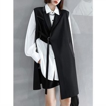 SuperAen 2022 Spring Clothes New Design Oversized Solid Office Lady Suit Jacket  - £38.83 GBP