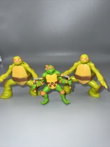 Lot of 3 TMNT Action Figures Teenage Mutant Ninja Turtles - £11.18 GBP