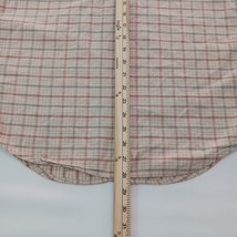 Columbia Men's Tan/Beige Long Sleeve Button Up Plaid Shirt Chest Size 42 image 6