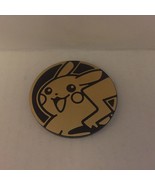 Pokemon Pikachu Black/Gold Plastic Flip Gaming 1.25&quot; Coin - €3,07 EUR