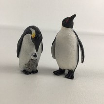Schleich Emperor Penguin Lot Realistic Collectible Animal Figure Toy Vin... - $24.70